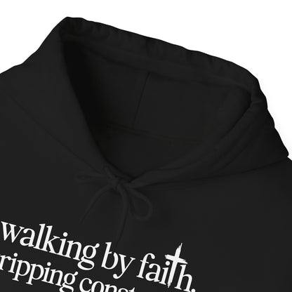 Walking By Faith Tripping Constantly hoodie, additional product photo