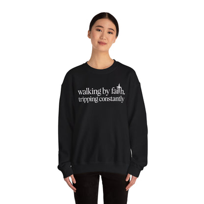 Walking By Faith Tripping Constantly sweatshirt, additional product photo