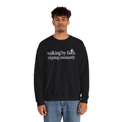 Walking By Faith Tripping Constantly sweatshirt, additional product photo