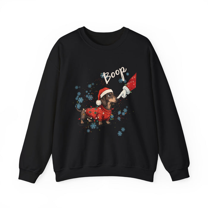 Wiener Dog Boop Christmas Sweatshirt