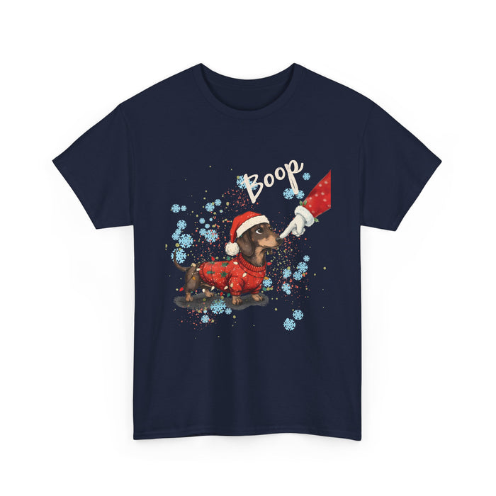 Wiener Dog Boop Christmas T-Shirt